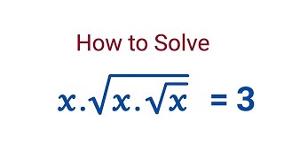 A Nice Exponential Equation | Can you solve for x? Algebra Challenge