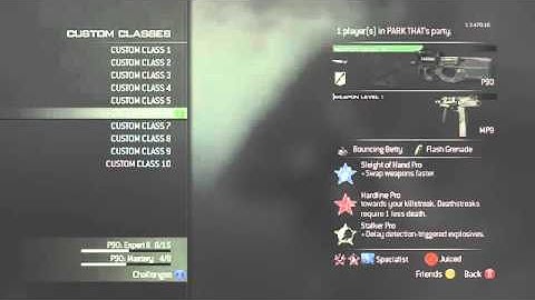 My Custom Class Setup In MW3