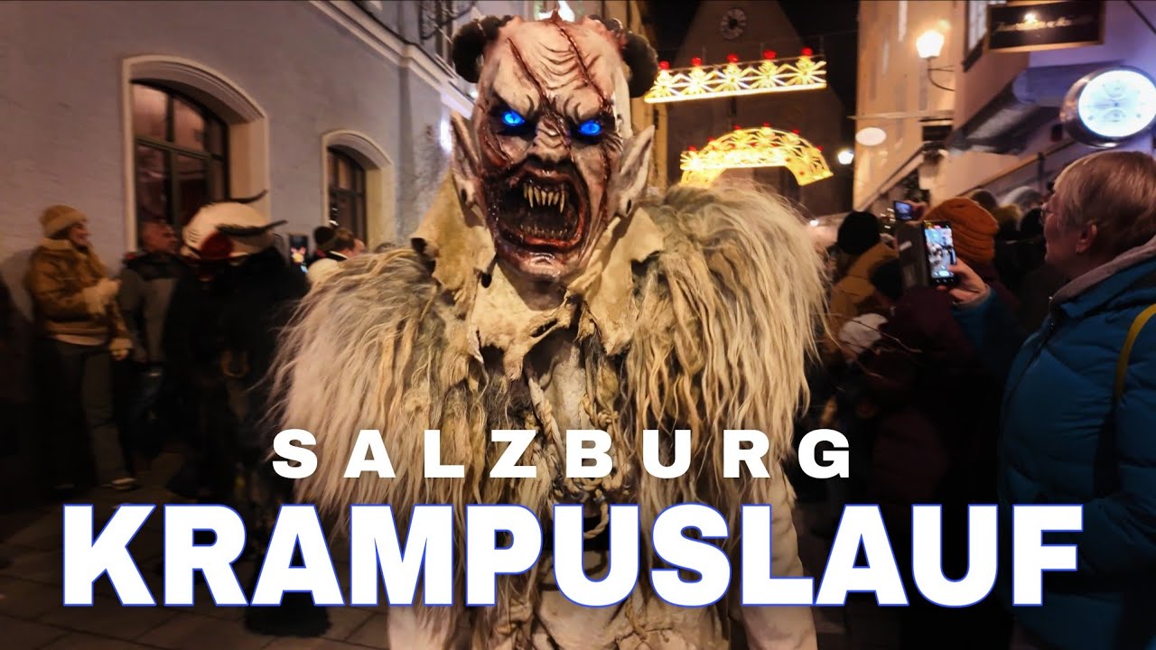 Salzburg Krampuslauf 2025 🇦🇹 Krampus Show in Salzburg