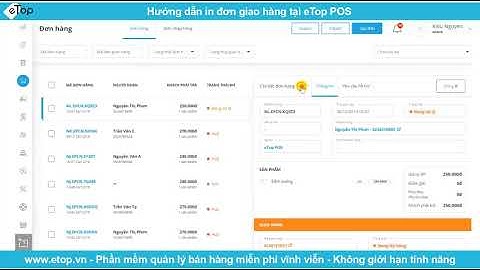 Hướng dẫn in đơn giao hàng tại eTop POS