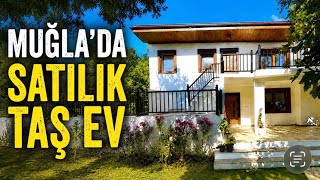 Muğla’da Satılık, Bahçeli, Müstakil, İki Katlı Taş Ev