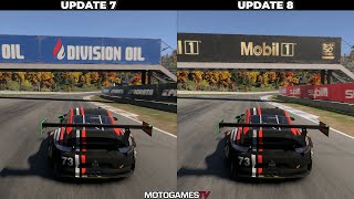 Forza Motorsport (2023) - Maple Valley Comparison (Update 7 vs Update 8)
