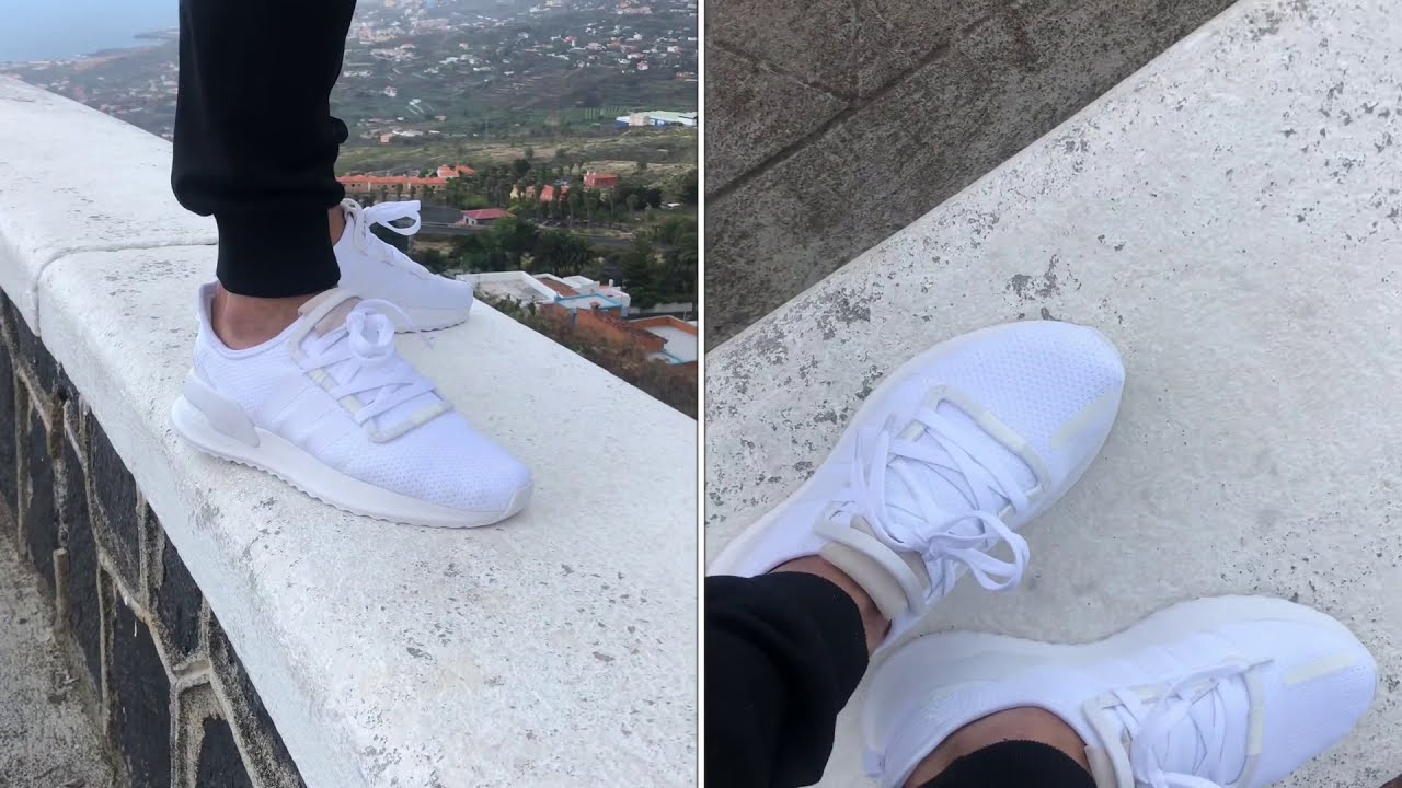 ADIDAS U_PATH RUN WHITE ON FEET - YouTube