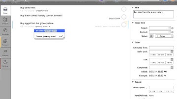 Using Contexts in Omnifocus 2