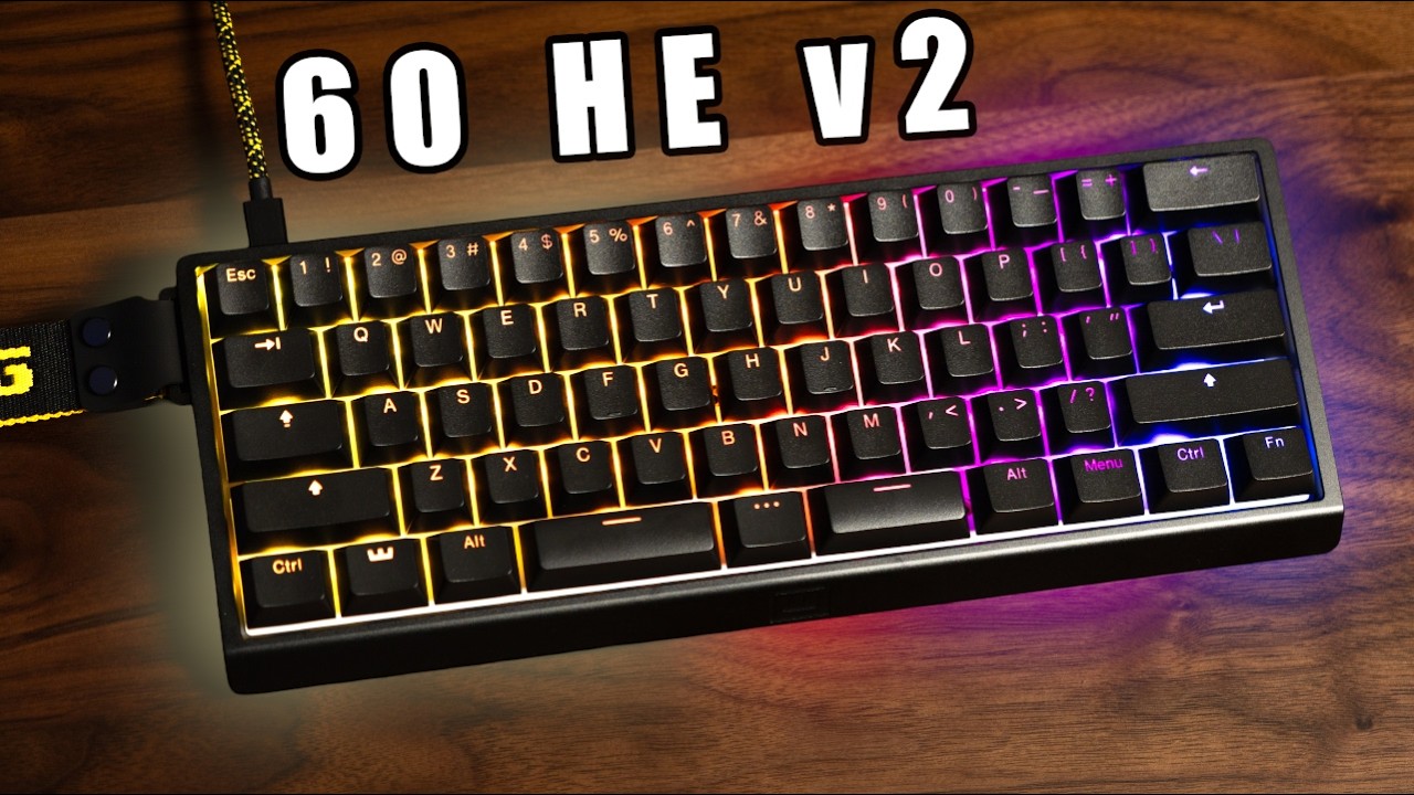 The Best Gaming Keyboard? - Wooting 60 HE v2 Review - YouTube