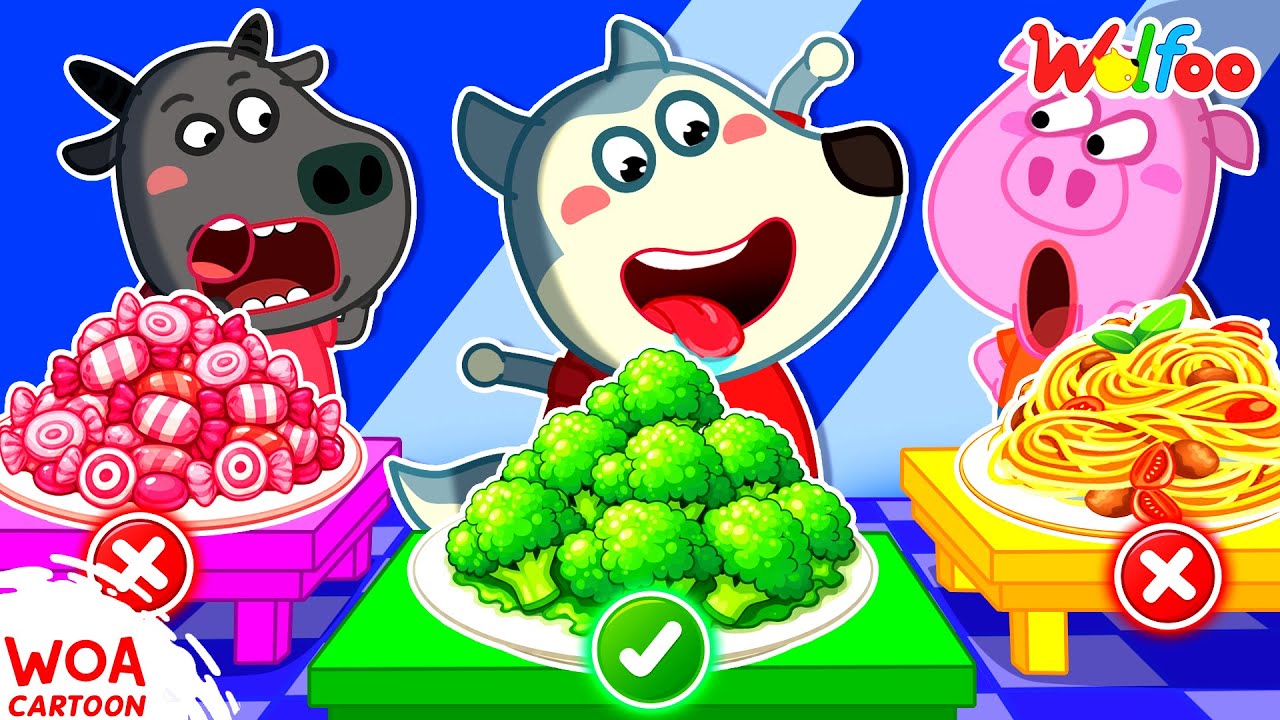 Bé Học Cách Ăn Rau Xanh Cùng Wolfo 🥦 | Wolfoo Và Pando🐺 Hoạt Hình Wolfoo Tiếng Việt