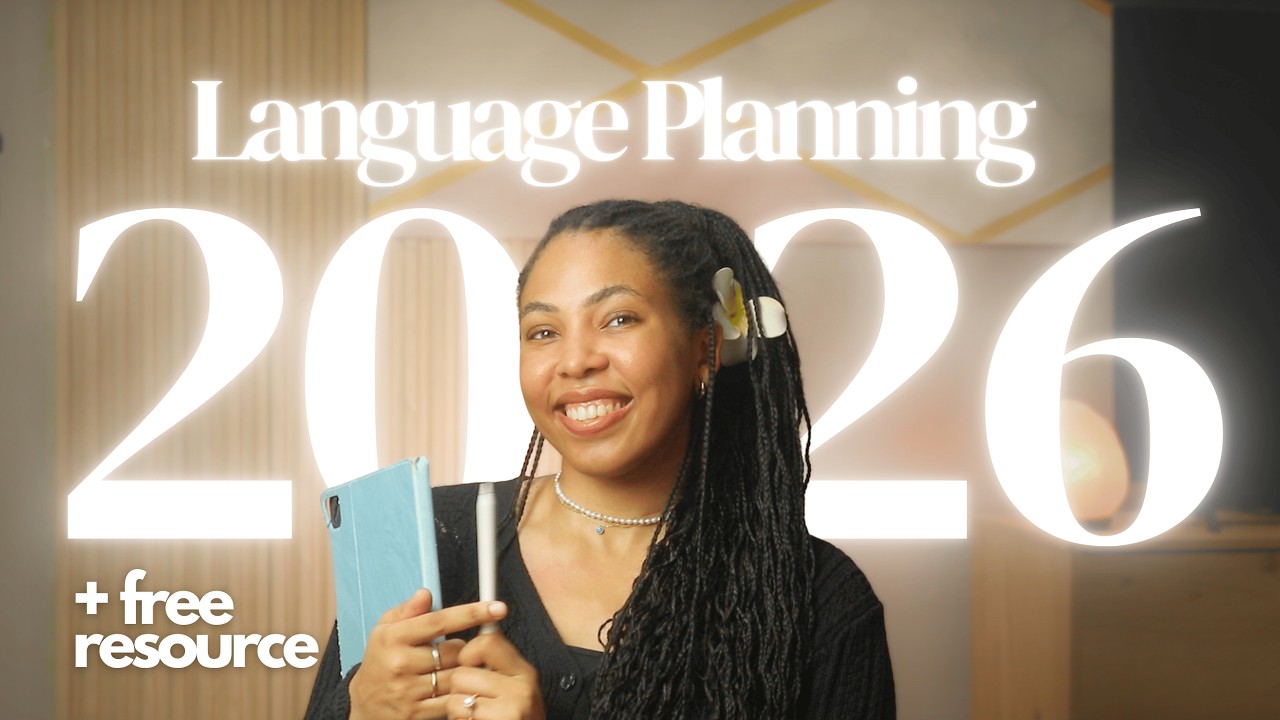 How I plan my language learning (Goals , Routine & systems for 2026 )