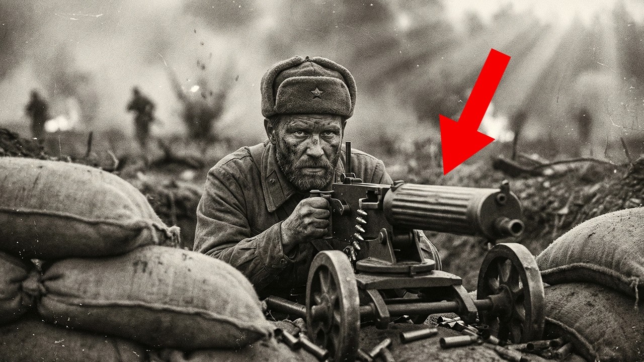 Его «неуставной» приём на пулемёте отбил 9 атак — немцы оставили позиции на рассвете сами