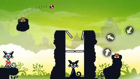 3 Stars on Cat Physics - Trapdoor on iPhone 4s