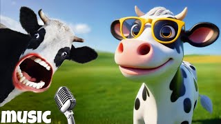 FUNNY COW DANCE FOR 1 HOUR│Cow Song & Cow Videos 2024 | Cow | funny dancing cow | cow mooing 1 hour