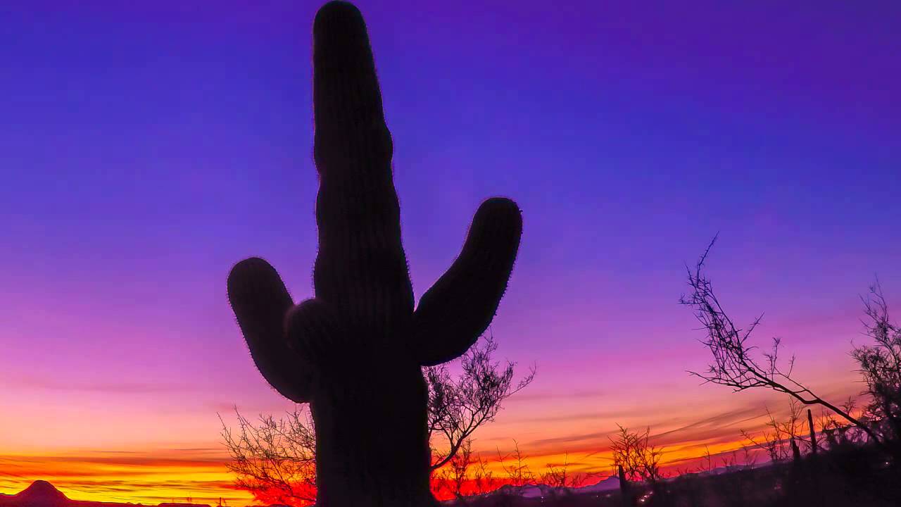 Tucson, Arizona sunset YouTube