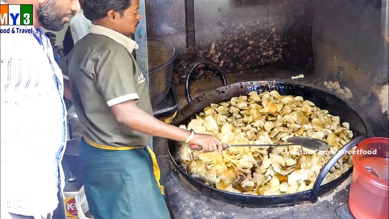 Crispy Potato Wafers Making | Street Food | STREET FOOD
