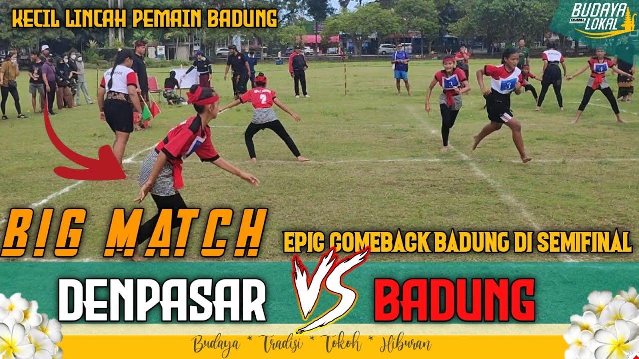 SERU!!! SEMI FINAL BADUNG VS DENPASAR MEGALA - GALA ( RANGKAIAN ACARA PKB 2022)