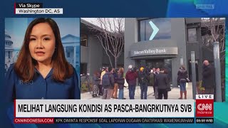 Laporan Langsung VOA untuk CNN Indonesia: SVB Bangkrut, Bagaimana Kondisi Bank di AS Sekarang?