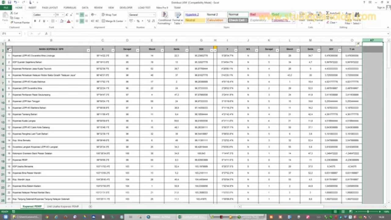  Cara  Membuat  Titik Koordinat Di  Microsoft Excel