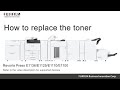 How to replace the toner