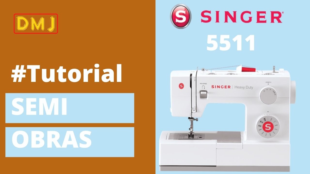 Tutorial Cara Semi Obras Mesin jahit Portable singer 4411 5511 @Dunia Mesin Jahit