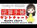 【逆算手帳2020】#4 2020年1月の月間ガントチャートを公開します！今月はYoutube, note, SNSがんばりますっ！