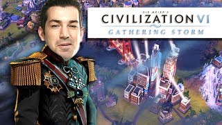Civilization VI : Gathering Storm - Première Game !