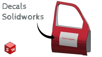 How to Add Decal in Solidworks