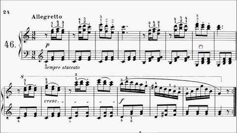 Con Brio Exam (CBE) Grade 1 Czerny Op.599 No.46 Sheet Music