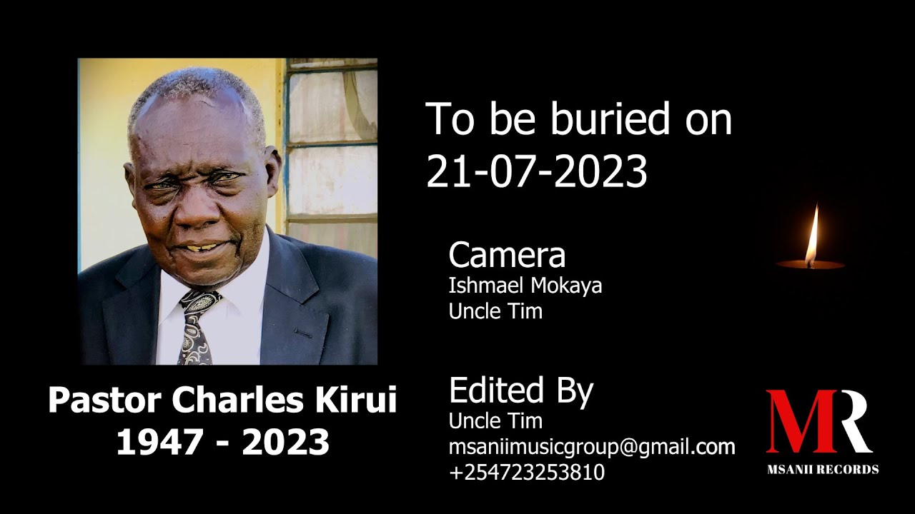 MSANII MUSIC GROUP MESSAGE OF CONDOLENCES TO LILIAN KIRUI AFTER THE