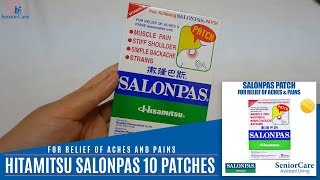 BEST REMEDY Salonpas 10 Patches - For Pain Relief