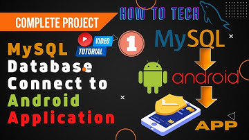 how to connect mysql database with android application   project part 1