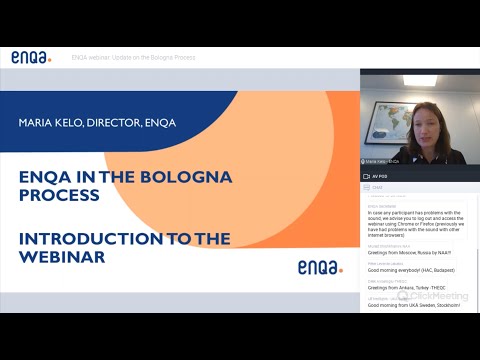 ENQA Webinar on the Bologna Process