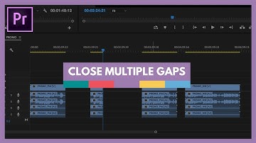 Close Multiple Gaps in Premiere Pro CC 2018