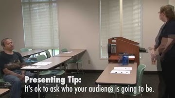 Giving Good Presentations Workshop