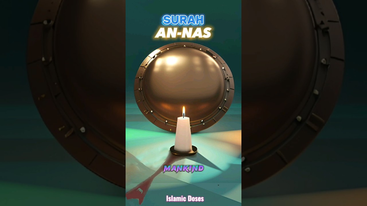 Surah An Nas with English translation | Female Recitation #ytshorts #quran #surah #shorts