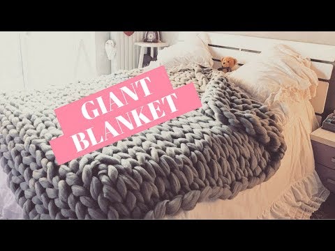 DIY Giant Blanket || Coperta gigante 100% Lana merino 🌙✨