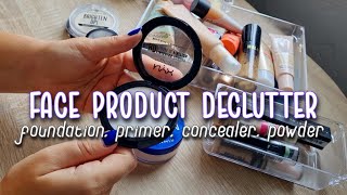 face product declutter... DECLUTTER SERIES PART 2 #declutter