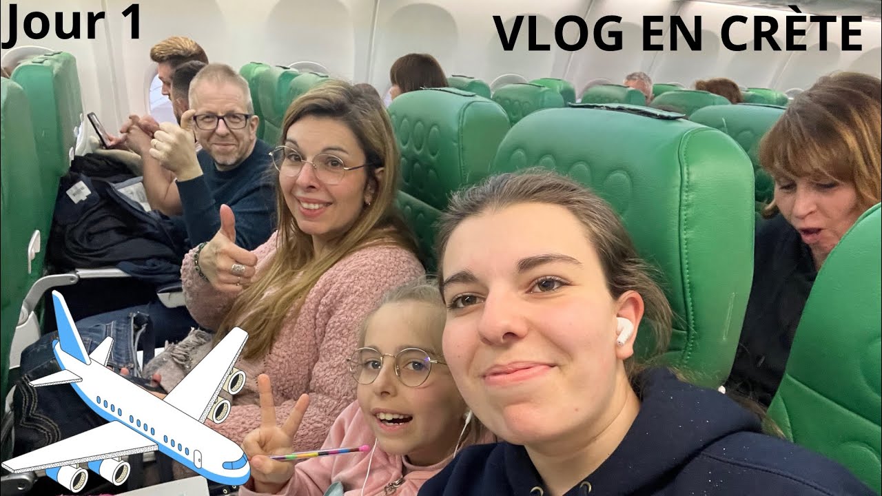 JOUR 1- NOTRE PREMIÈRE FOIS EN AVION. CA COMMENCE MAL…