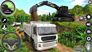 👷City Road Construction Simulator 3D 🚧 | Heavy Excavator & Truck - Android Gameplay screenshot 2