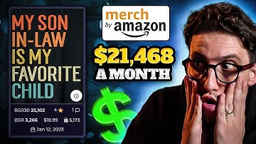 Merch By Amazon Niche Research Tutorial - $100/Day From Print On Demand