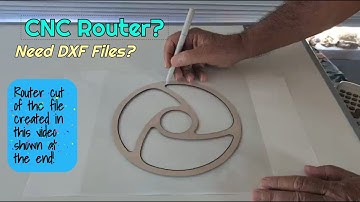 Create accurate DXF files for your CNC router using logic trace system #CNCRouter #CNCCutting