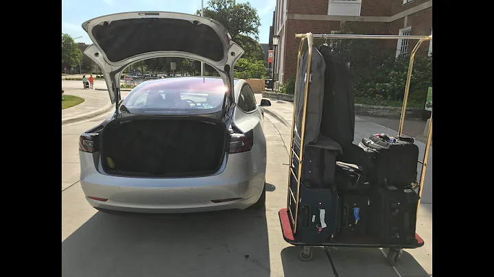 Packing  the Tesla Model 3 Trunk