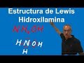 Hidroxilamina Estructura de Lewis. NH2OH