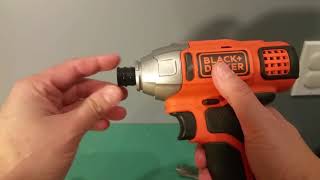 Impact driver wobble