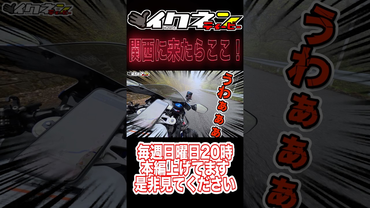 関西最強のツーリングスポットってやっぱここじゃない? #自動二輪 #motovlog #ツーリング #バイク