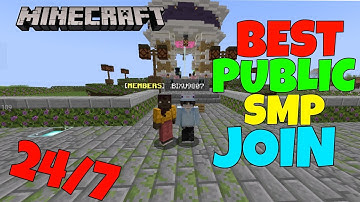Best Public SMP For Minecraft Pe+Java | 1.21+ Java+Pe | JAVA/PE/POJAV | AlwaysOnline BEST Public SMP