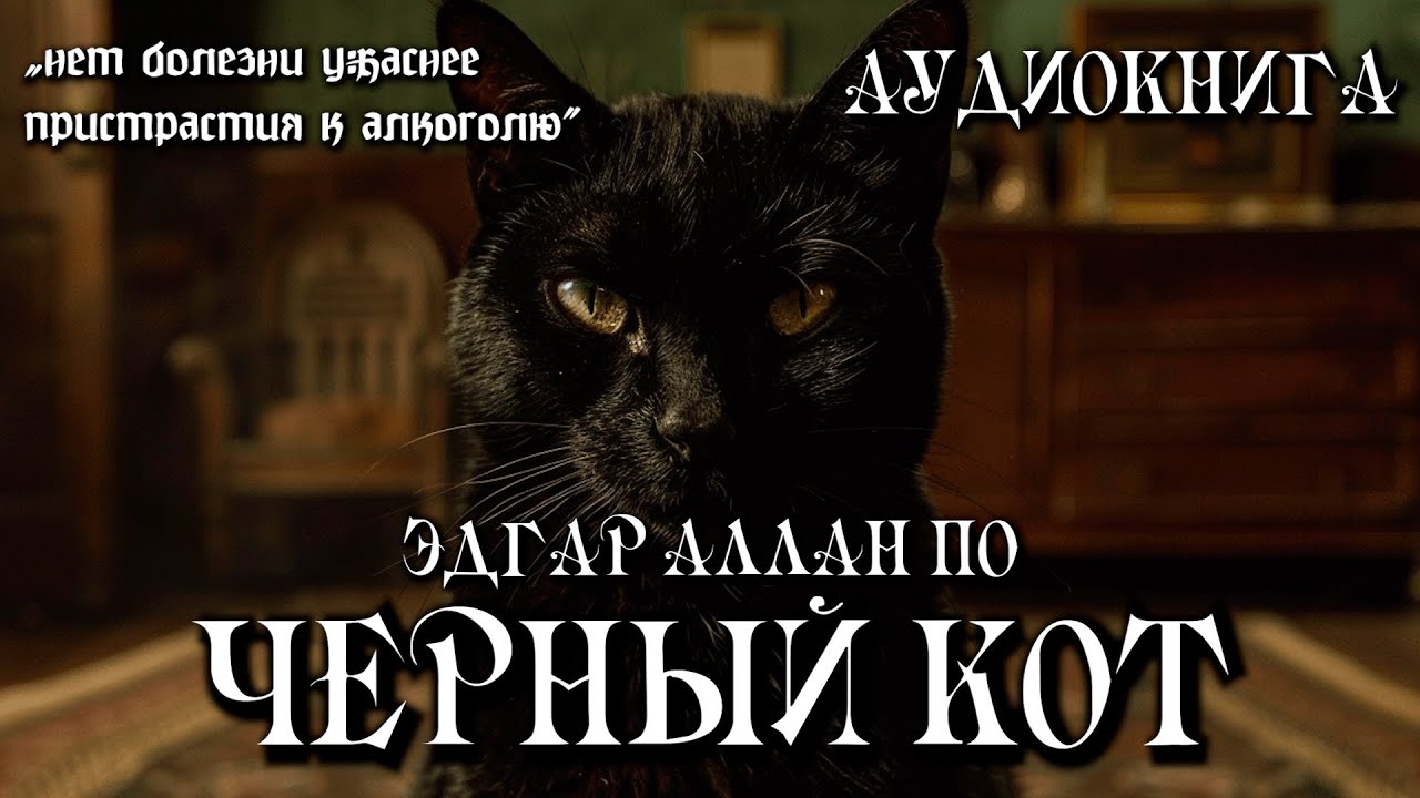 ЭДГАР АЛЛАН ПО - ЧЕРНЫЙ КОТ (аудиокнига) - YouTube