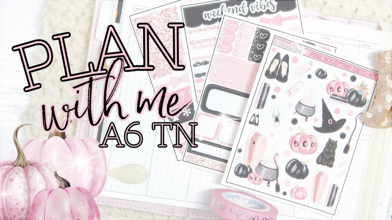 Plan With Me A6 Travelers Notebook Oct 30 YouTube Plan With Me A6 Travelers Notebook Oct 30 YouTube
