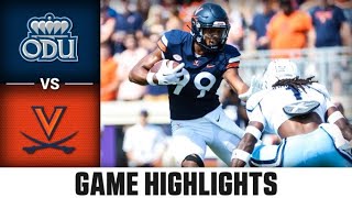 Old Dominion vs. Virginia Football Highlights (2022)