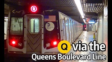 ⁴ᴷ Q Train Rerouted via the Queens Boulevard Line leaving Roosevelt Island