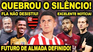 THIAGO ALMADA QUEBROU SILÊNCIO E DECIDIU O FUTURO! FLAMENGO NÃO DESISTIU DE MEIA! EXCELENTE NOTÍCIA!