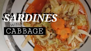 HOW TO MAKE SARDINES WITH CABBAGE