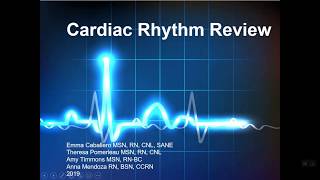 Cardiac Rhythm Review by MHST Educators 658 views 4 years ago 44 minutes